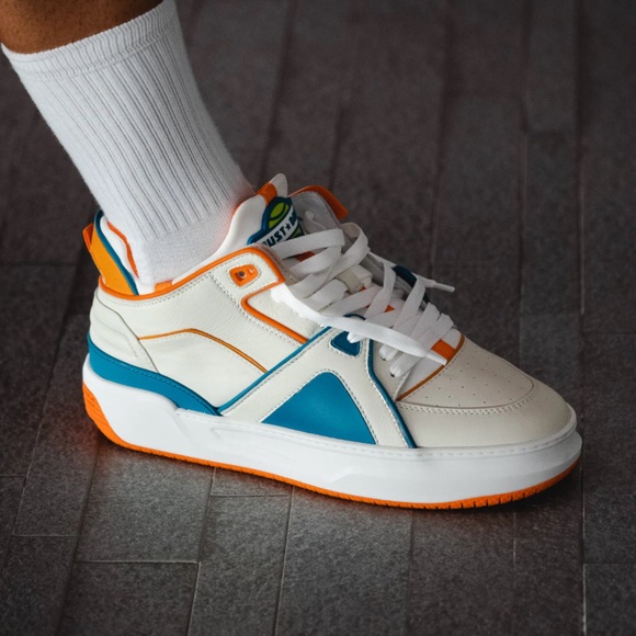 Just Don Tennis Courtside Mid Top Sneakers - Made in Italy - EU 41/M8W9.5 - Picture 11 of 13